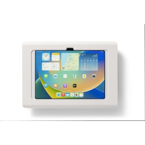 Tabdoq professionele iPad wandhouder voor iPad 10 (2022) 10.9-inch, wit