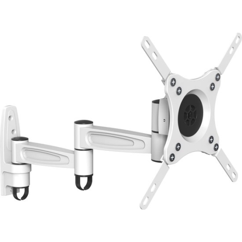 Muursteun VESA Flexarm 360 III, draai- en tiltbaar [VESA 75, 100 & 200][wit]