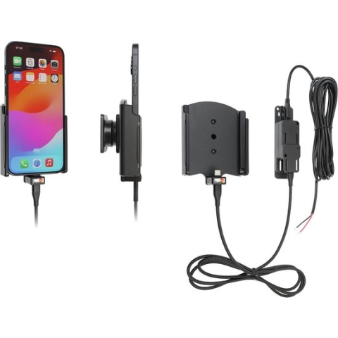 Brodit houder/lader Apple iPhone 15 Plus- fixed instal.