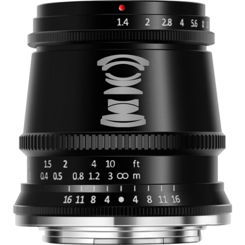 TT Artisan - Cameralens - 17 mm F1.4 APS-C voor M43-vatting