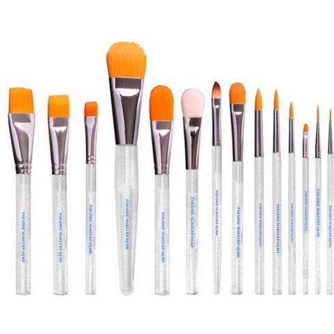 Mehron Paradise Makeup AQ Schmink & Bodypaint Penseel Set 9-delig in luxe etui