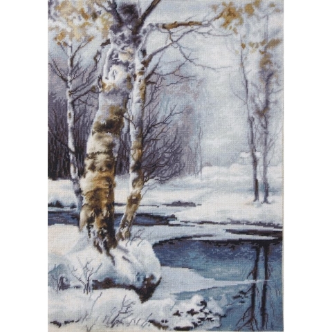 Borduurpakket de winter om te borduren van Luca-s B560
