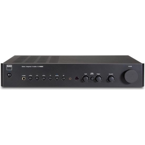 NAD C 316BEE V2 Geïntegreerde stereo versterker - 2x 40W - Zwart