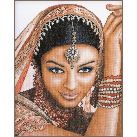 PN-0008160- Telpakket kit Indische vrouw - LanArte