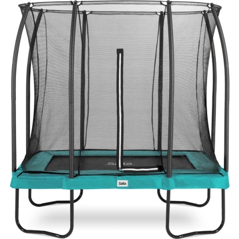 Salta Comfort Edition - Trampoline met veiligheidsnet - 214 x 153 cm - Groen