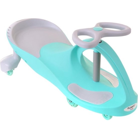 Wiggle car - wiebelauto - met LED-verlichte wielen - groen