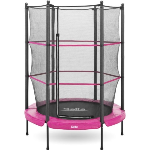 Salta Junior - Trampoline met veiligheidsnet - ø 140 cm - Roze