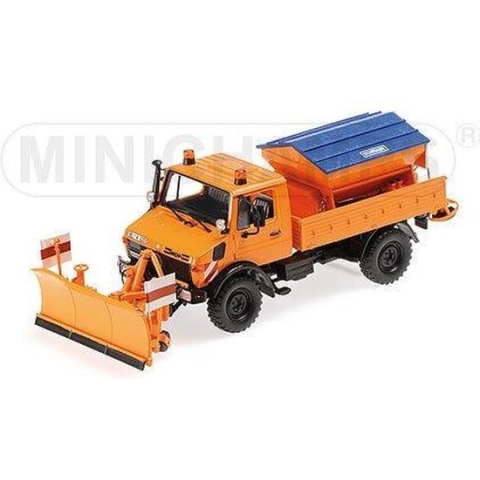 Mercedes-Benz Unimog 1300 L 'Schneepflug' - 1:43 - Minichamps