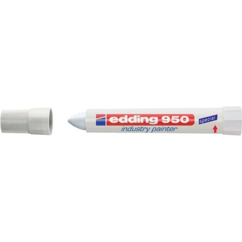 Viltstift edding 950 pastamarker rond wit 10mm - 10 stuks