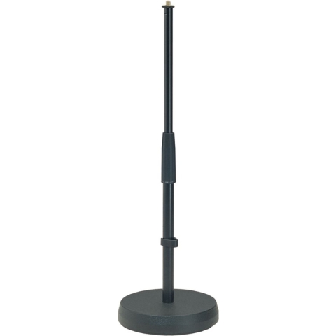 König & Meyer 233 tafel/Bodestatief,zwart H:355/580, rondsokkel 180mm - Microfoonstandaard