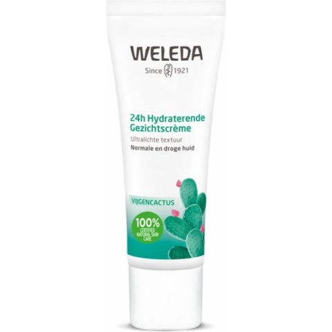WELEDA - 24H Hydraterende Gezichtscrème - Vijgencactus - 30ml - 100% natuurlijk