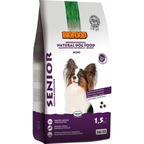 4x BF Petfood Small Breed Senior 1,5 kg