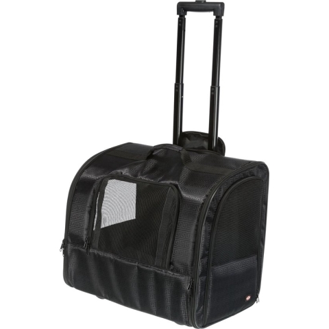 Trixie Reismand Trolley Elegance Zwart - 45X31X41 CM