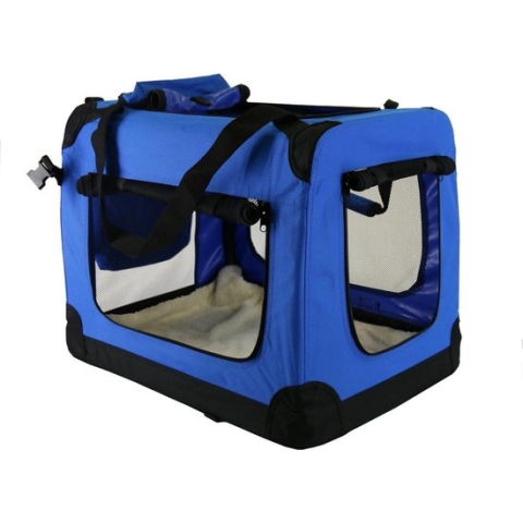 Topmast Autobench  - Hondenbench - Blauw - 90 x 64 x 64 cm