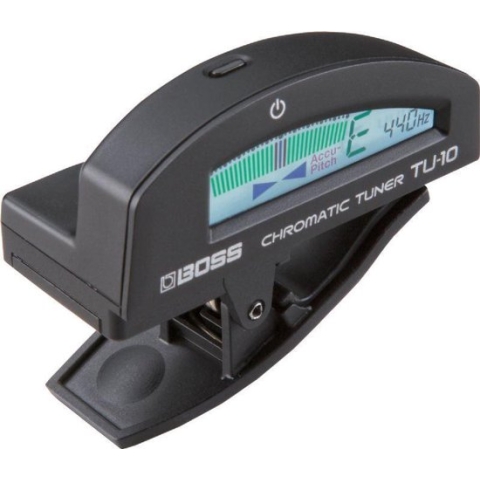 Boss TU-10 BK - Chromatische tuner, clip-on, zwart - Zwart
