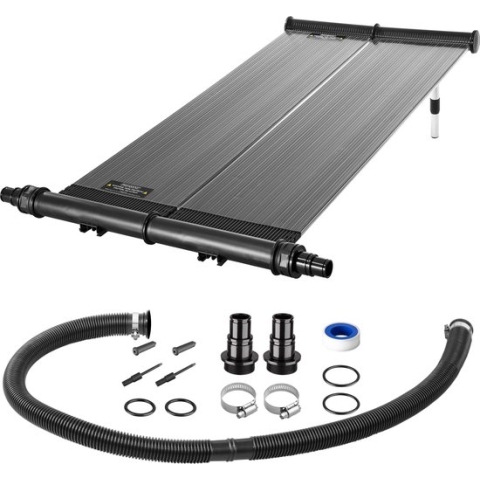 Monzana Solar-verwarming Zwembad Aansluitingen 38mm 116x66cm Zonnecollector