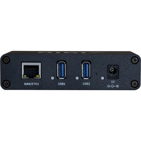Digi AW02-G300 interface hub USB 3.2 Gen 1 (3.1 Gen 1) Type-A 1000 Mbit/s Zwart