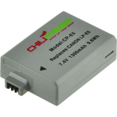 ChiliPower LP-E5 accu voor Canon - 1300mAh