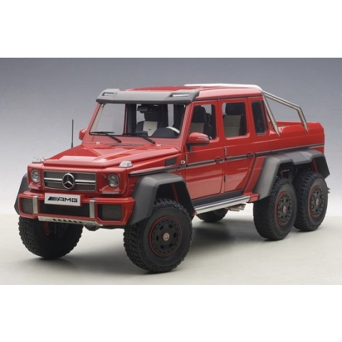 AutoArt 1/18 Mercedes-Benz G 63 AMG 6x6, Red