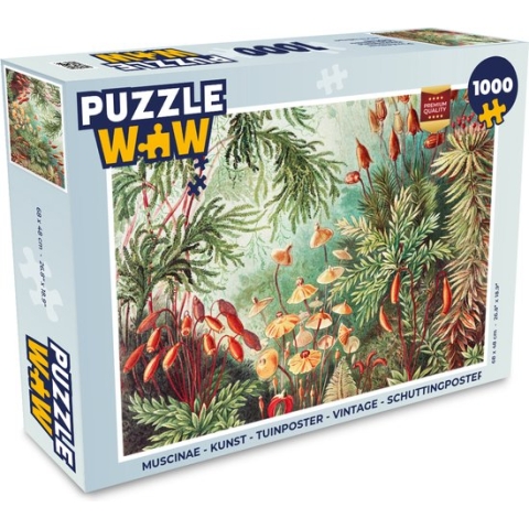 Puzzel Bloemen - Kunst - Vintage - Natuur - Botanisch - Legpuzzel - Puzzel 1000 stukjes volwassenen