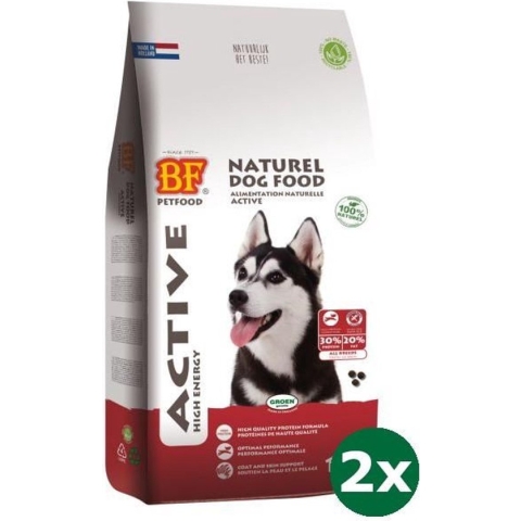 2x12,5 kg Biofood high energy hondenvoer