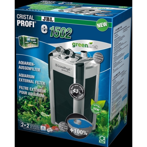 JBL Dier CristalProfi E1502 - Aquariumfilter - 1400 L/u - 200 tot 700 L