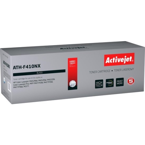 Toner Activejet ATH-F410NX (replacement HP 410X CF410X; Supreme; 6 500 pages; Black)