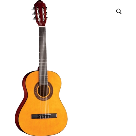 Klassieke gitaar 3/4 Eko Studio Series CS-5 Naturel met tas