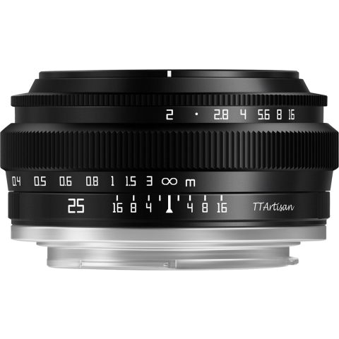 TT Artisan - Cameralens - APS-C 25mm F2 voor Sony E-vatting, zwart