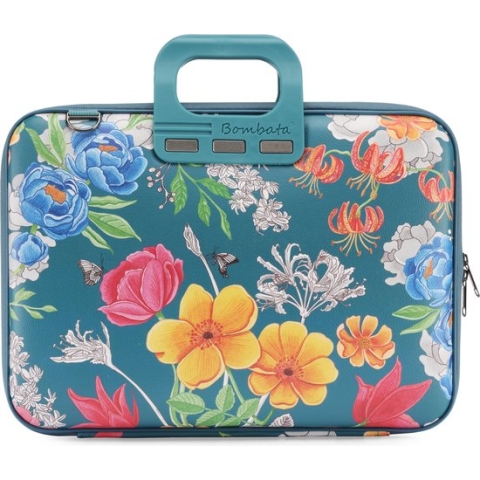 Bombata - Peonia - Laptoptas - 15 inch - Blauw