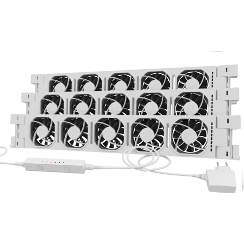 Heatfan 5 Pro - Radiator Ventilator met Smart Bediening - 3 Stuks - Universele Maat - Convector Ventilator Zonder Geluid - Wit
