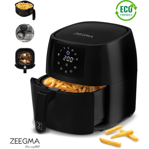 Zeegma Airfryer XL - Heteluchtfriteuse 1400 W - 60-200°C - 4,5L
