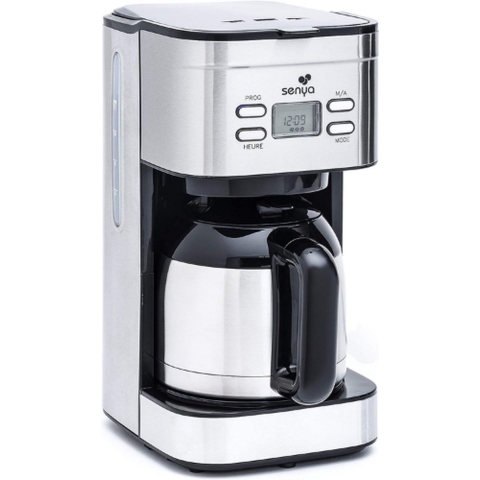 Koffiezetapparaat - RVS - Filterkoffie - Aroma Keuze Functie - Thermoskan - Zilver