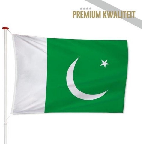 Pakistaanse Vlag Pakistan 200x300cm - Kwaliteitsvlag - Geschikt voor buiten