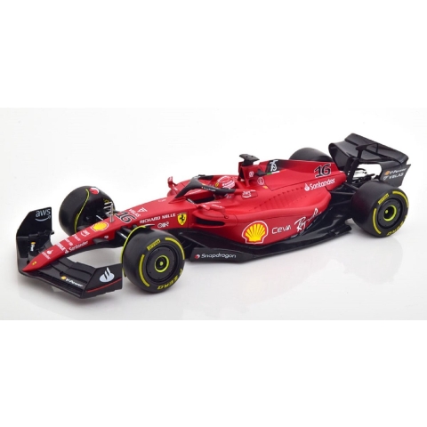 Ferrari F1-75 Medium Tyres 2022 C.Leclerc 1-18 Burago Racing Series