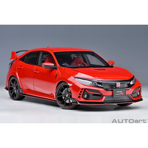 AUTOart 1/18 Honda Civic Type R (FK8) - 2021, Flame Red