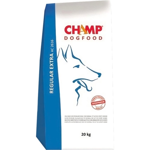 Champ Premium Regular Extra - Hond Adult - Hondenvoer - 1 ST à 20 kg