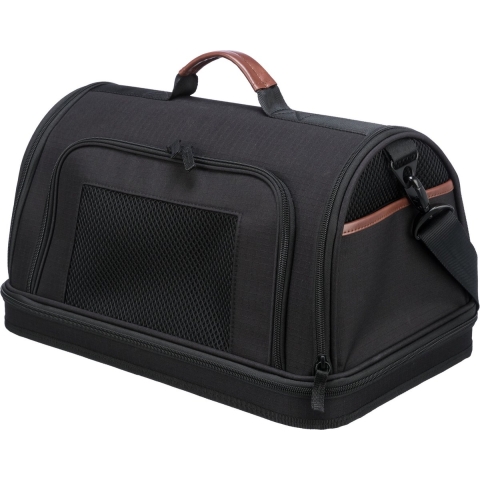 Trixie Vliegtuigtas Gate Zwart - 45X28X25 CM