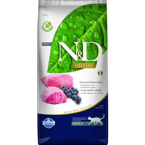 N&D Prime kattenvoeding Lam 5 kg.