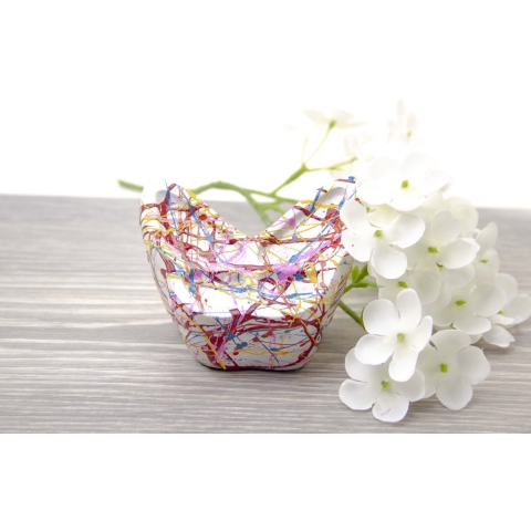 Mini Urn Vlinder - Paint - Wit - urn voor as - urn kat - urn hond - luxe urn - kleine urn - urn kopen - urnen bestellen