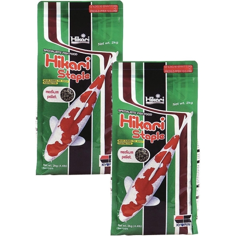 Hikari Staple Medium - Vijvervoer - 2 x 2 kg