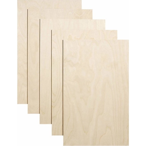 Betula Berken Multiplex 3 MM - A4 - 50 Stuks - 210 x 297 MM