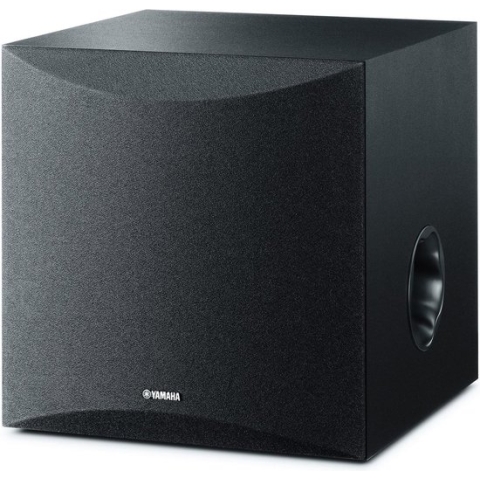 Yamaha NS-SW050 - Compacte subwoofer - Diepe bassen - Geavanceerde bastechnologie - Ruimtebesparend ontwerp - Zwart