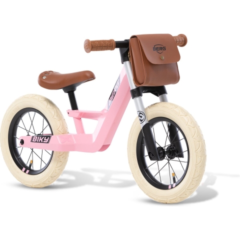 BERG Biky Retro Pink Loopfiets - Lichtgewicht frame van magnesium - 2 tot 5 jaar - Roze
