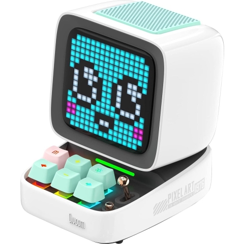 Divoom™ - Ditoo Pro - Draadloze Portable Speaker - Pixelart - Wit