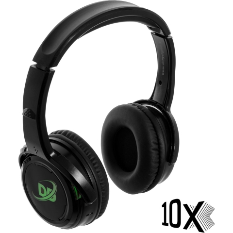 Silent Disco set 10 oplaadbare headsets en zender compleet | Origineel Dolly Digital©