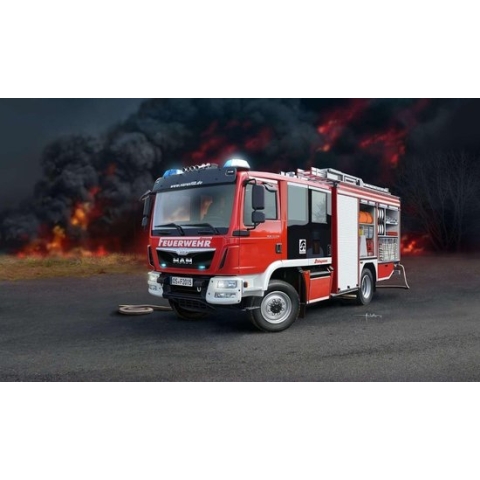 1:24 Revell 07452 Schlingmann HLF 20 VARUS 4x4 Fire Truck Plastic Modelbouwpakket