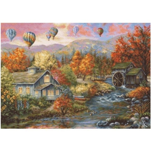 Luca-S Autumn Creek Mill borduren (pakket) B616