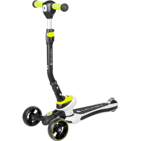 Rebel ZAB0122G - Driewielige kids step ‘Alien Wheels’, vanaf 3 jaar, geel