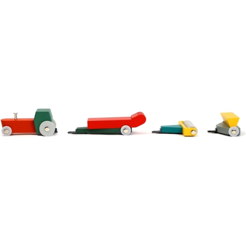 IKONIC - Floris Hovers Houten Tractor Set - Duotone Car #7